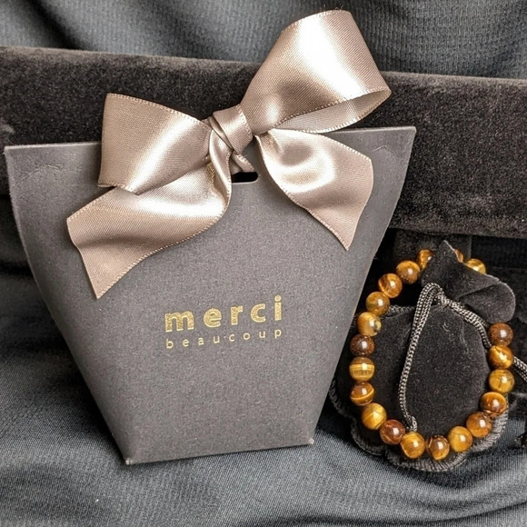 New Tigers eye stretch bracelet, 8mm - Picture 5 of 8